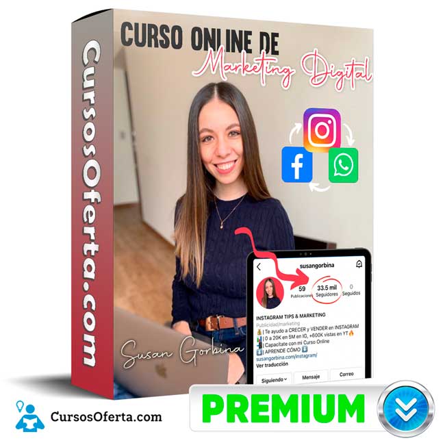 Curso Online de Marketing Digital – Susan Gorbina 1 Curso Online de Marketing Digital – Susan Gorbina
