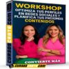 Workshop optimiza tus perfiles en redes sociales y planifica tus próximos contenidos de Convierte Más